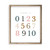 Learn The Numbers Home School Nursery Sign Wall Decor Kid's Room