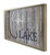Life Is Better At The Lake Farmhouse Style Wood Wall Decor Sign