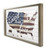 Land That I Love Patriotic American Flag Farmhouse Style Wood Wall Decor Sign
