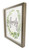 Family Green Floral Wreath Farmhouse Style Wood Wall Decor Sign