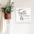 Faith Family Friends Three Favorite "F" Words Farmhouse Style Wood Wall Decor Sign