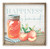 Happiness Is Homemade Mason Jar Peach Farmhouse Style Wood Wall Decor Sign