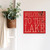 Welcome To The Lake Red Farmhouse Style Wood Wall Decor Sign