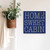 Home Sweet Cabin Blue Farmhouse Style Wood Wall Decor Sign