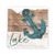 Lake Anchor Lakehouse Style Wood Wall Decor Sign