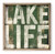 Lake Life Weathered Farmhouse Style Wood Wall Decor Sign