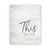 This is Us Whitewash Farmhouse Style Wood Wall Decor Sign