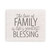 The Love Of Family Is Life's Greatest Blessing Farmhouse Style Wood Wall Decor Sign