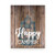 Happy Camper Lantern Rustic Farmhouse Style Wood Wall Decor Sign