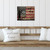 Patriotic Flag Hunting With Dog Farmhouse Style Wood Wall Decor Sign