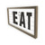 Eat Rustic Farmhouse Style Kitchen Wood Wall Decor Sign