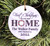 First Christmas In Our New Home With Wreath 3 Inch Ceramic Christmas Ornament With Gift Box