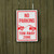 No Parking Tow Away Zone Aluminum Sign 8x12