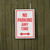 No Parking Any Time (white double arrow) Aluminum Sign 8x12