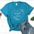 Blessed Mom Floral Heart Women's T-Shirt - Mother's Day Gift - Available in 8 Colors