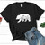 Mama Bear Silhouette Soft Graphic Tee T-Shirt - Available in 8 Colors