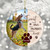 Your Paws Left Pawprints On Our Hearts Personalized Pet Memorial Ornament 3 Inch Ceramic Christmas Ornament With Gift Box