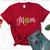 Mom With Sunflower Women's T-Shirt - Mother's Day Gift - Available In 8 Colors