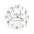 Michele Rook/Clayton Homes UV Clock 18"