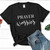Prayer Warrior Soft Cotton T-Shirt - Empowering Tee For Faithful Fighters