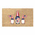 Proud To Be An American With Gnome Design Coir Coconut Husk Doormat 18x30