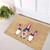 Proud To Be An American With Gnome Design Coir Coconut Husk Doormat 18x30