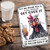 8x12 Funny Chicken Sign - 'Let Me Pour You A Tall Glass Of Get Over It' - Humorous Wall Decor With Chicken Illustration