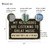 8x12 Funny Vintage-Style Sign - 'My Neighbors Are Listening To Great Music, Whether They Like It Or Not' - Humorous Wall Decor