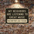 8x12 Funny Vintage-Style Sign - 'My Neighbors Are Listening To Great Music, Whether They Like It Or Not' - Humorous Wall Decor