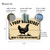 Vintage-Style "I Poop Breakfast, What's Your Superpower?" Sign - Rustic Chicken Illustration, 8"x 12"