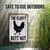 Rustic "The Fluffy Butt Hut" Chicken Coop Sign - Vintage Style Decor With Rooster Silhouette, 8"x 12"