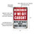 Vintage-Style "Remember If We Get Caught" Sign - Humorous Red And White 8"x 12" Wall Decor For Home Or Office