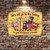 Retro-Style "Let's All Go To The Lobby" Metal Sign - Vibrant Snacks And Drinks With Expressive Faces - Fun And Nostalgic Wall Art