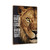 Inspirational Lion Metal Sign - "It's Not Over When You Lose. It's Over When You Quit" - Motivational Wall Art With Intense Lion Face 8x12