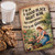 Vintage-Style "I'm In A Good Place Right Now, Not Emotionally, Just In My Garden" Metal Sign - Rustic Garden Decor With Sepia Tone 8x12