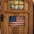 Vintage-Style Distressed American Flag Metal Sign - Patriotic Decor With Stars And Stripes 8x12