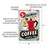 Vintage-Style "Get More! Coffee - Endless Cup" Metal Sign - Retro Red Coffee Maker And White Coffee Cup 8x12
