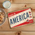 Vintage-Style "Made In America" Sign - Red, White, And Blue Design With Patriotic Star Patterns 8x12