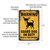 Funny Chihuahua Guard Dog Warning Sign – Vintage-Style Pet Humor Sign For Home Or Yard – Enter At Your Own Risk Dog Decor 8x12