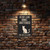 The Cat Is A Jerk Sign 8x12 - Funny Cat Wall Sign – Do Not Leave Drinks Unattended – Rustic Metal Cat Decor For Home, Kitchen, Or Bar