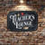 Teacher's Lounge Vintage Metal Sign – Rustic Chalkboard-Inspired School Decor With Apple And Bell – Classroom Or Breakroom Wall Art 8x12