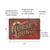 Nurse's Lounge Vintage Metal Sign – Red Rustic Wall Decor With Nurse Cap And Heartbeat Line – Hospital Or Clinic Breakroom Sign 8x12