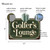 Golfer's Lounge Vintage Metal Sign – Rustic Golf Wall Decor For Home Bar, Clubhouse, Or Man Cave – Green Distressed Golf Sign 8x12