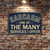 Sarcasm One Of The Many Services I Offer – Vintage Metal Sign – Blue Retro Wall Decor For Office, Garage, Or Bar – 8"x 12"