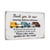 Thank You Delivery Driver Sign – 8x12 Vintage Metal Porch Decor With Cartoon Trucks, Treat Station Appreciation Gift For FedEx UPS Amazon