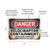 Velociraptor Containment Sign – 8x12 Vintage Dinosaur Warning Metal Wall Art, Funny Decor For Garage Or Man Cave