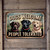 Dogs Welcome People Tolerated Sign – 8x12 Vintage Labrador Retriever Metal Wall Art, Funny Rustic Pet Decor For Porch, Cabin, Or Kennel