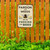 Pardon Our Weeds We’re Feeding The Bees Sign – 8x12 Vintage Garden Metal Wall Art, Rustic Bee & Daisy Yard Decor, Outdoor Nature Plaque