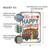 We Are Happy Campers Sign – 8x12 Vintage Camper Trailer Metal Wall Art, Rustic Outdoor RV Decor, Teal & Coral Retro Camping Plaque