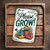 Please Grow Garden Sign – 8x12 Vintage Metal Yard Decor With Watering Can & Flowers – Whimsical Outdoor Garden Art For Plant Lovers